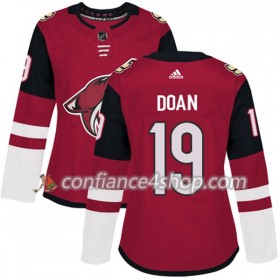 Adidas Maillot de Hockey Arizona Coyotes Shane Doan 19 2017-2018 Maroon Authentic - Femme